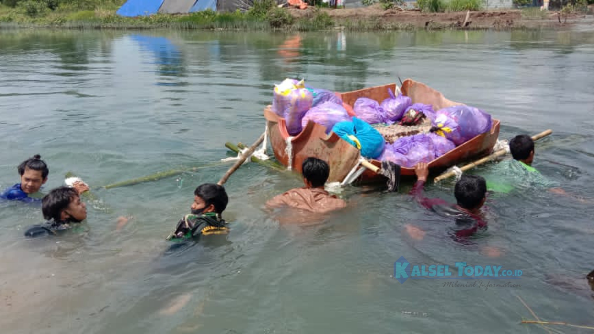 banjir kalsel kerugian banjir Kalimantan Selatan